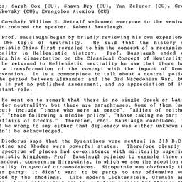 Minutes, 1996-01-18. Classi...