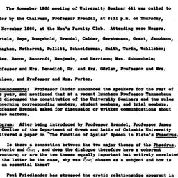 Minutes, 1966-11-17. Classi...