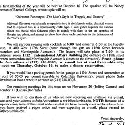 Announcements, 1997-10-01. ...