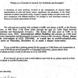 Announcements, 1997-12-01. ...