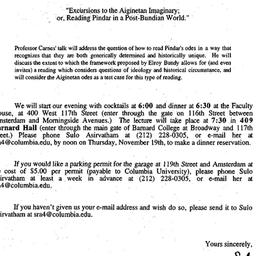 Announcements, 1997-11-10. ...