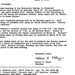 Announcements, 1988-03-04. ...