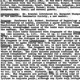 Minutes, 1961-04-20. Classi...