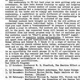 Announcements, 1974-09-24. ...
