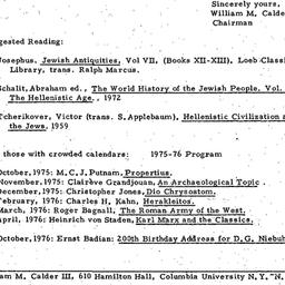 Announcements, 1975-04-17. ...