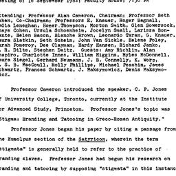 Minutes, 1982-09-16. Classi...