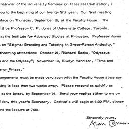 Announcements, 1982-09-02. ...