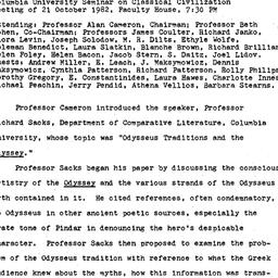 Minutes, 1982-10-21. Classi...