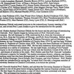 Minutes, 1992-01-23. Classi...