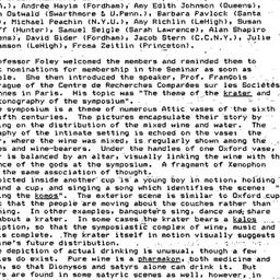 Minutes, 1986-03-20. Classi...