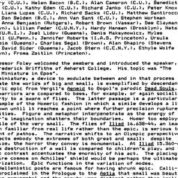 Minutes, 1985-11-20. Classi...