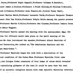 Minutes, 1978-03-23. Classi...