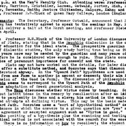 Minutes, 1958-02-20. Classi...