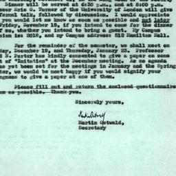 Correspondence, 1957-11-08....