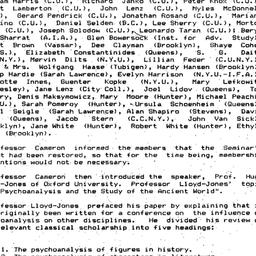Minutes, 1984-11-15. Classi...