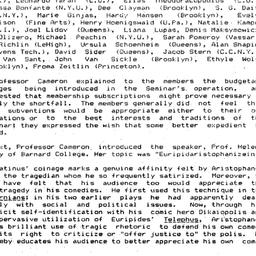 Minutes, 1984-09-20. Classi...