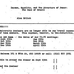Announcements, 1975-09-25. ...