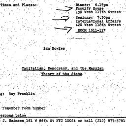 Announcements, 1978-10-26. ...