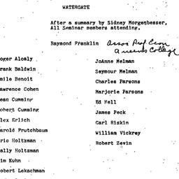 Minutes, 1973-10-03. Politi...
