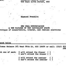 Announcements, 1973-10-25. ...