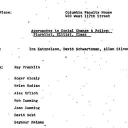 Minutes, 1973-12-13. Politi...