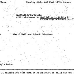 Announcements, 1974-01-31. ...