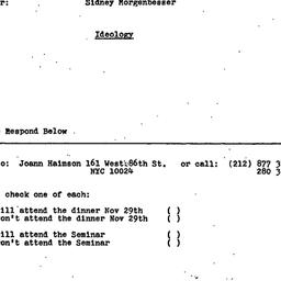 Announcements, 1973-11-29. ...