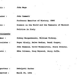 Minutes, 1994-02-24. Politi...