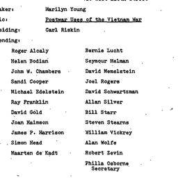 Minutes, 1981-11-19. Politi...