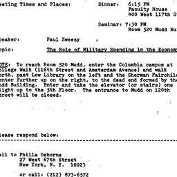 Announcements, 1984-02-23. ...