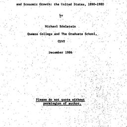 Speaker's paper, 1987-0...