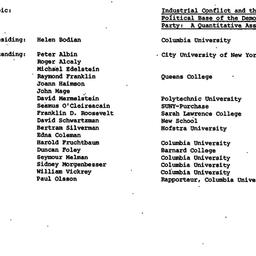 Minutes, 1986-10-30. Politi...
