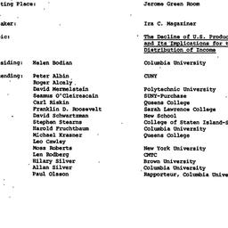 Minutes, 1986-11-20. Politi...
