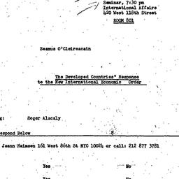 Announcements, 1977-03-31. ...