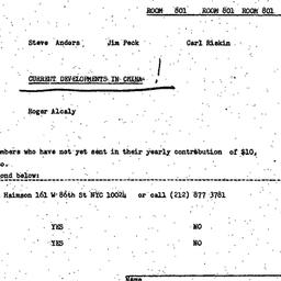 Announcements, 1977-01-27. ...