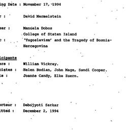 Minutes, 1994-11-17. Politi...