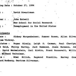 Minutes, 1994-10-27. Politi...