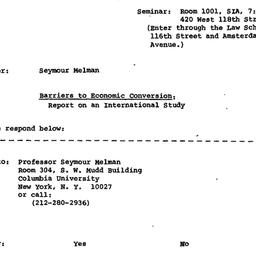Announcements, 1980-09-25. ...