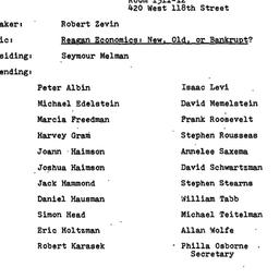Minutes, 1981-02-26. Politi...
