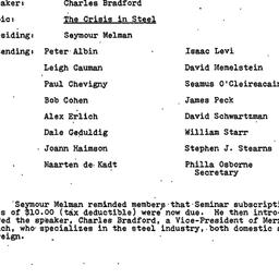 Minutes, 1981-01-29. Politi...