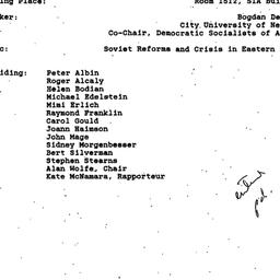 Minutes, 1989-01-26. Politi...