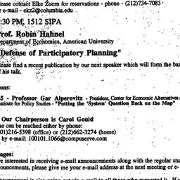 Announcements, 1996-03-28. ...
