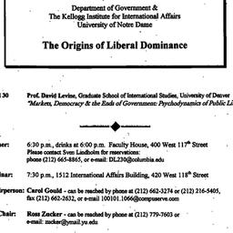 Announcements, 1997-03-12. ...