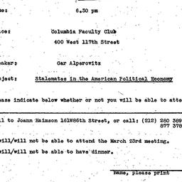 Announcements, 1972-03-23. ...
