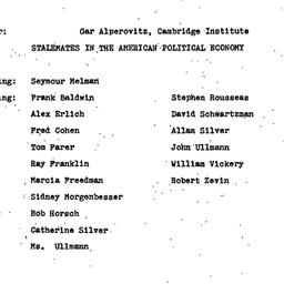 Minutes, 1972-03-23. Politi...