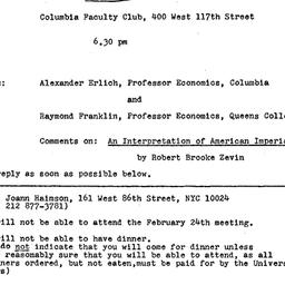 Announcements, 1972-02-24. ...