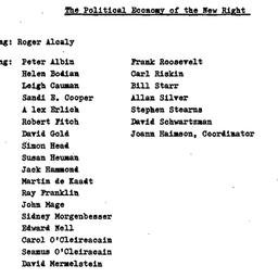 Minutes, 1979-10-04. Politi...