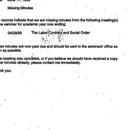 Correspondence, 1999-06-17....