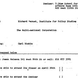 Announcements, 1975-04-24. ...