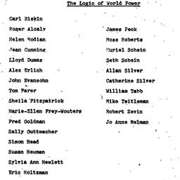 Minutes, 1974-10-31. Politi...